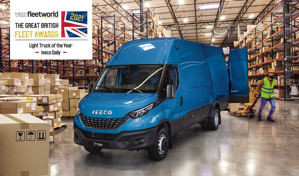 IVECO Daily wybrany Lekkim Samochodem Ciężarowym Roku 2021
